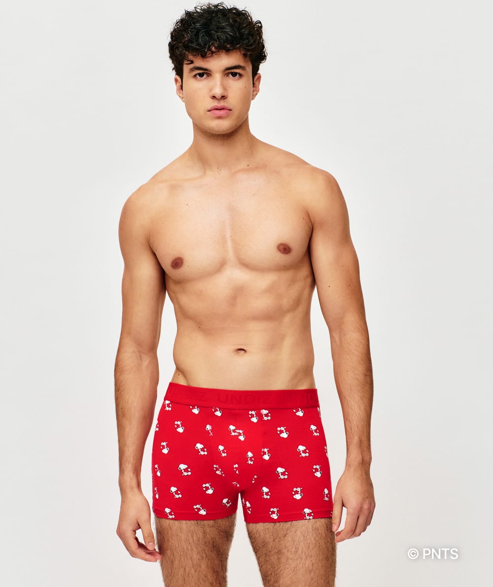 Snoopy cotton boxer shorts;