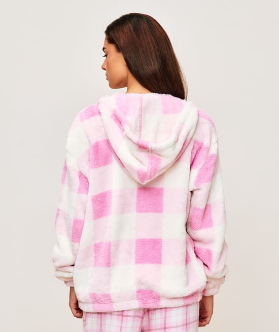 Veste polaire &agrave; capuche;