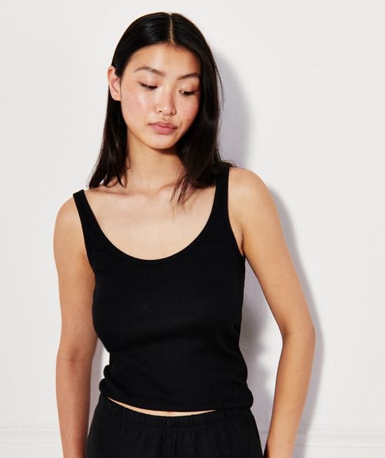 Top de pyjama en jersey;