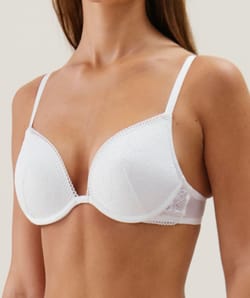 Sujetador push-up de encaje;