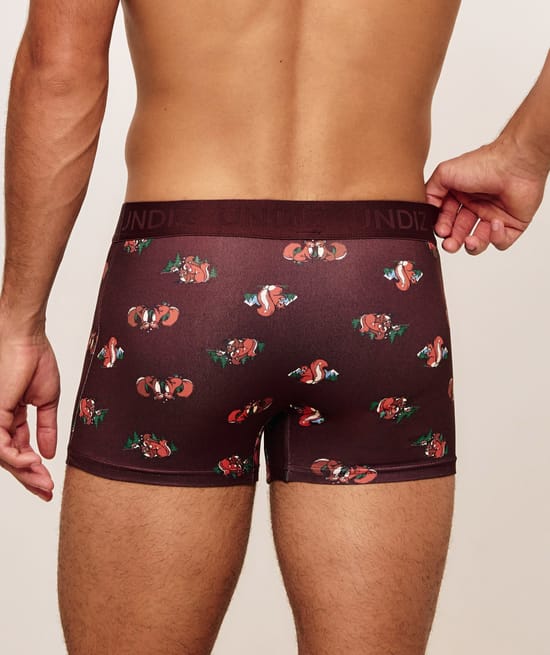 Boxer en microfibre &eacute;cureuil;