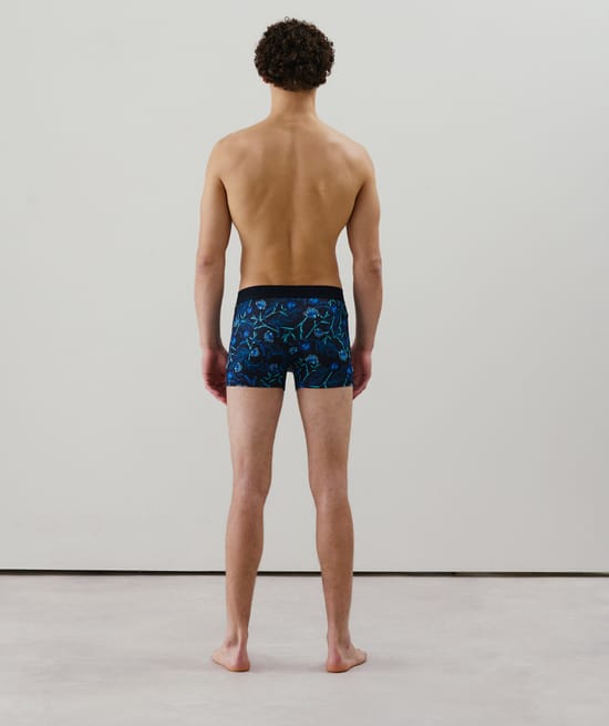Boxer shorts with pattern;