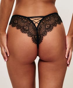 Lace thong;