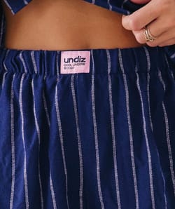 Short en flanelle;