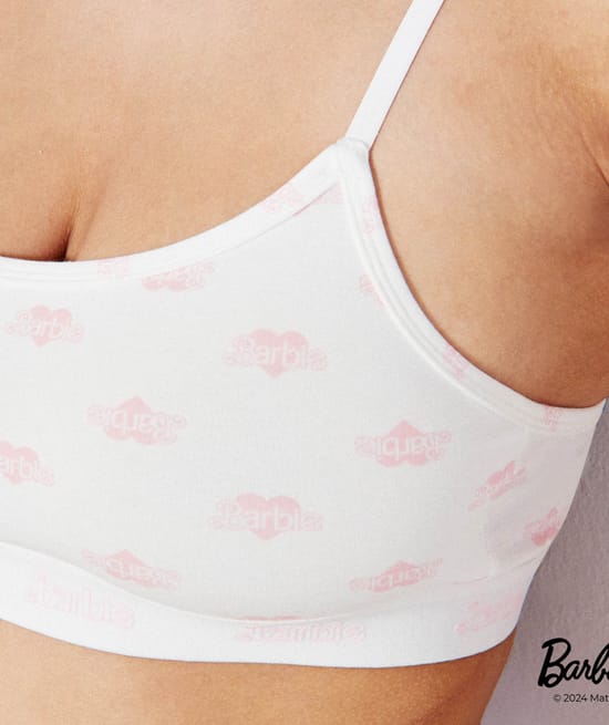 Brassière en coton Barbie;