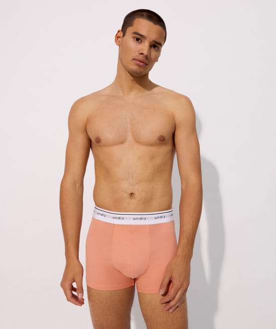 boxer en coton uni;