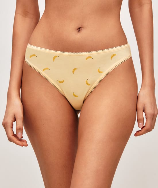 Set of 3 colored printed cotton strings;