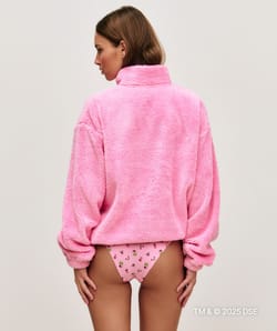 Sudadera sherpa Grinch;