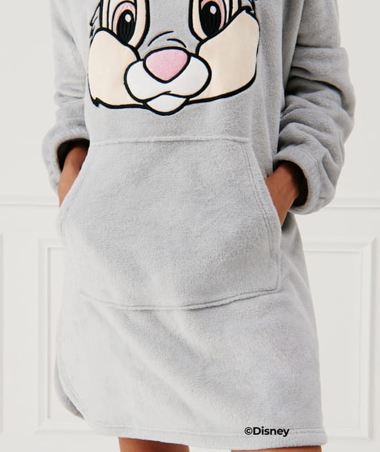 Pan Pan fleece hoodie blanket;