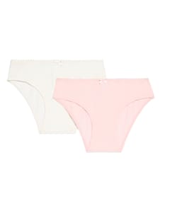 Lot de 2 culottes ados en coton;