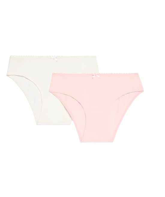 Lot de 2 culottes ados en coton;