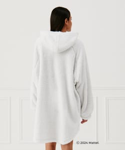 Barbie fleece hoddie blanket;