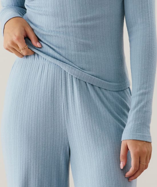 Pantalón de pointelle;