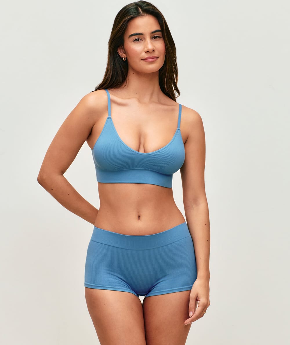 Triangle bralette seamless bra;