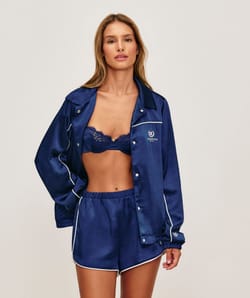 Champion satin jacket;