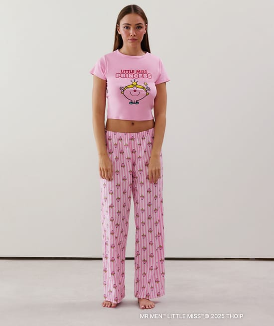 Top court en jersey rose Little miss Princess;
