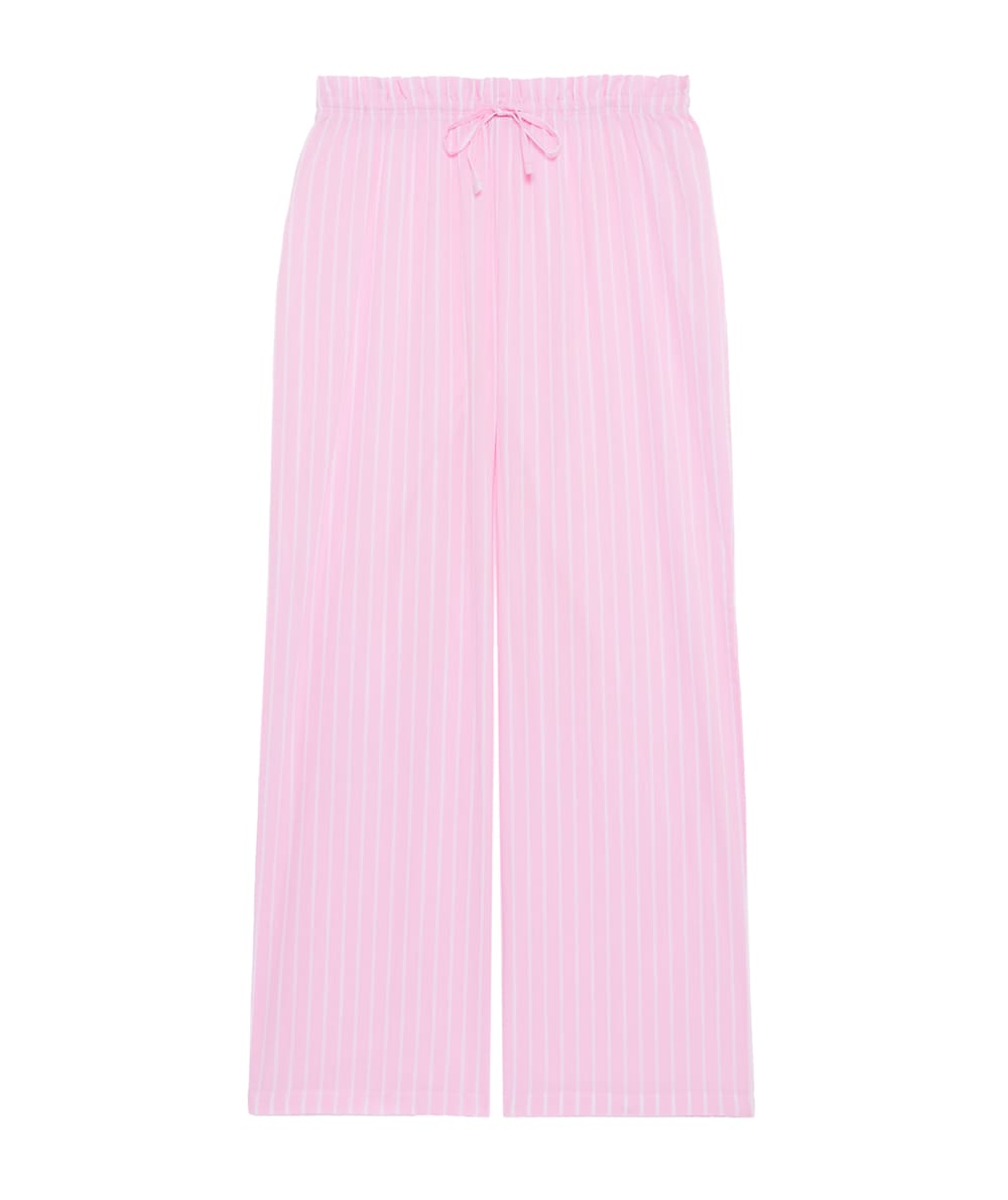 Katoenen broek met strepen;