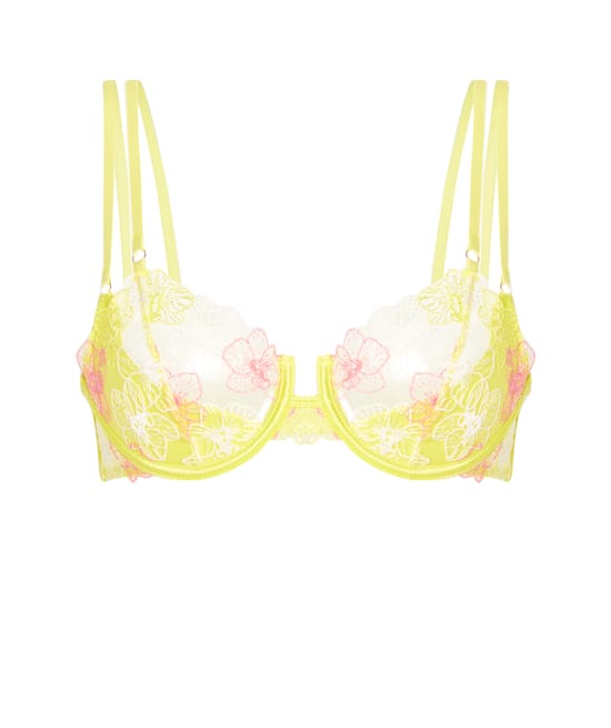 Tulle balconette bra;