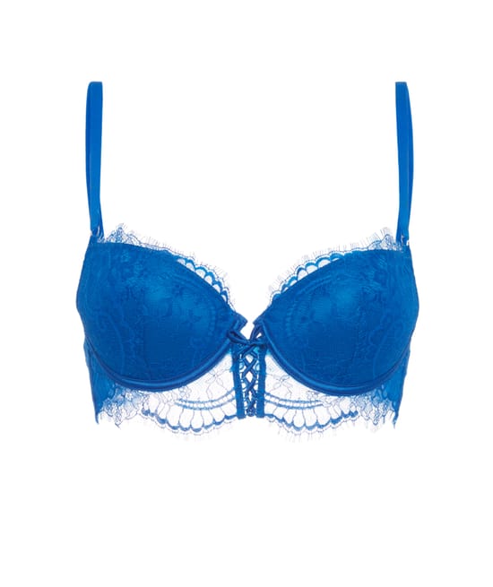 Soutien-gorge push-up en dentelle;
