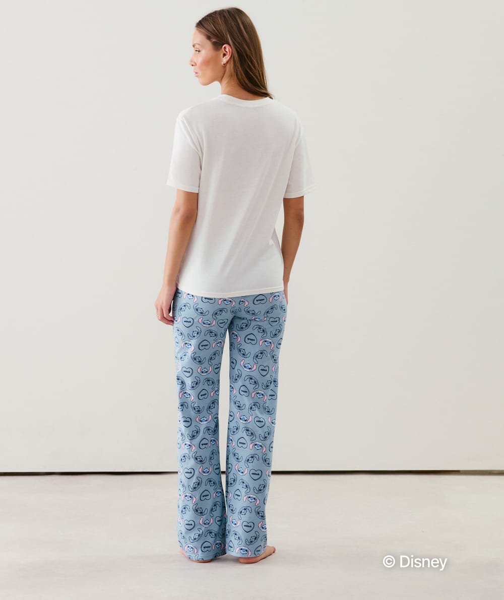 Stitch jersey trousers;