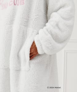 Barbie fleece hoddie blanket;