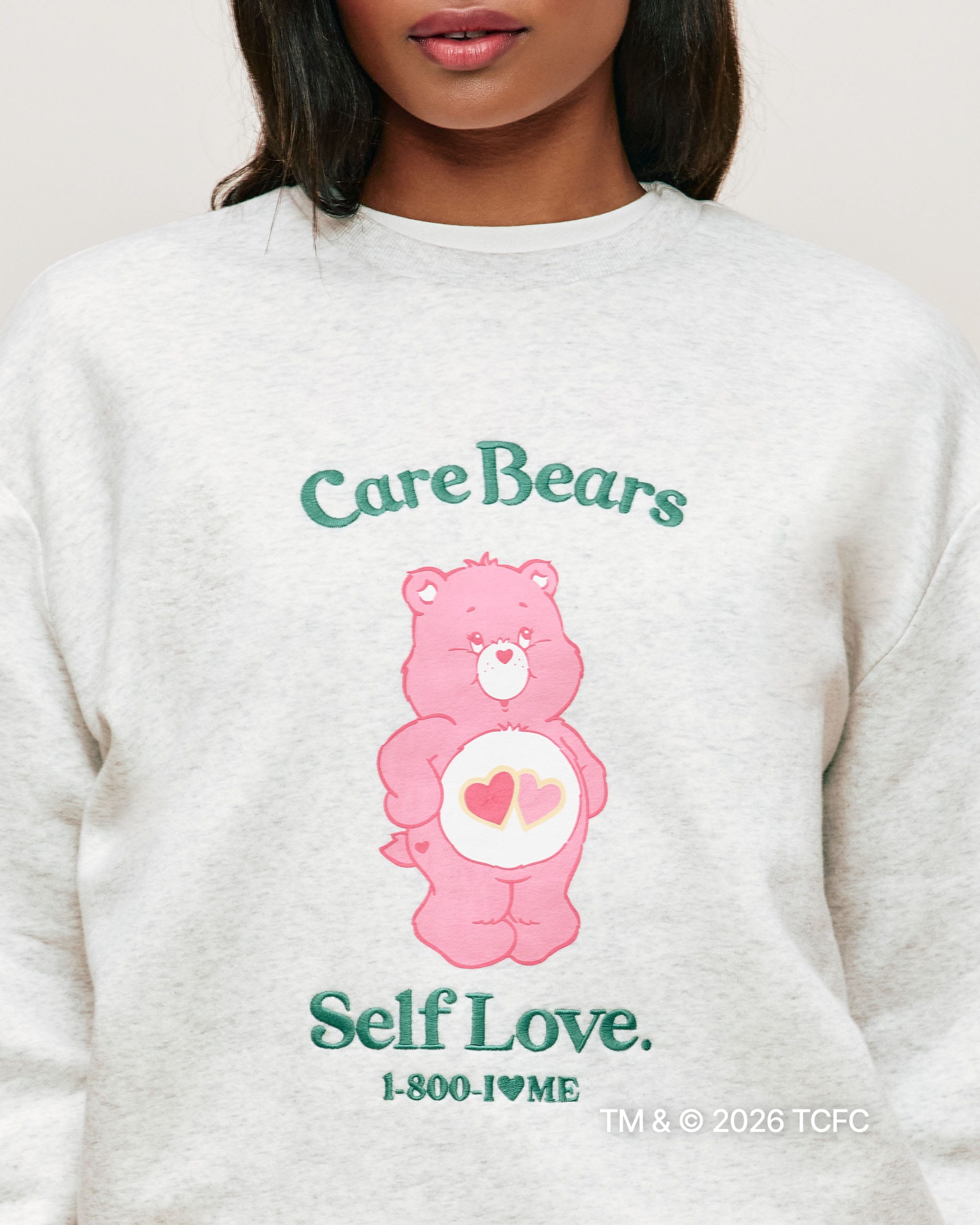 【treat urself】Treat LOVE sweat Treat Ürself bijou sweat hoodie