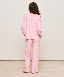 Set with heart-patterned t-shirt and pants;