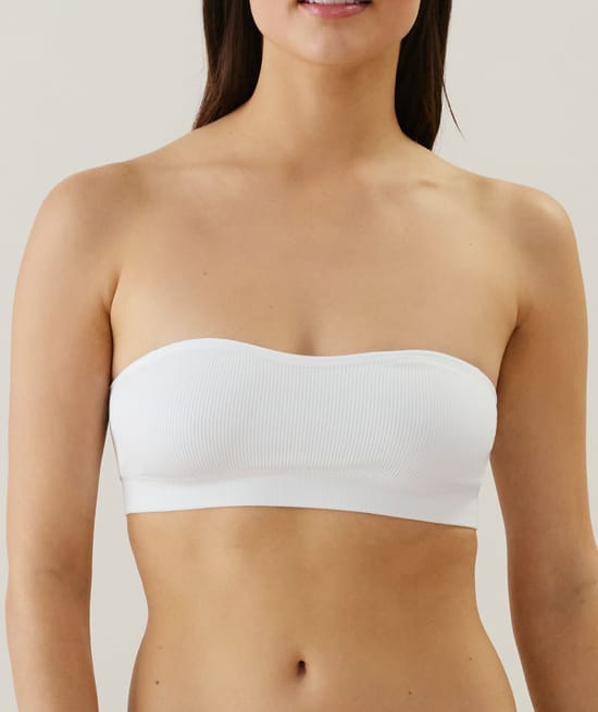 Seamless bandeau bra;