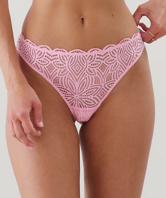 Lace thong;