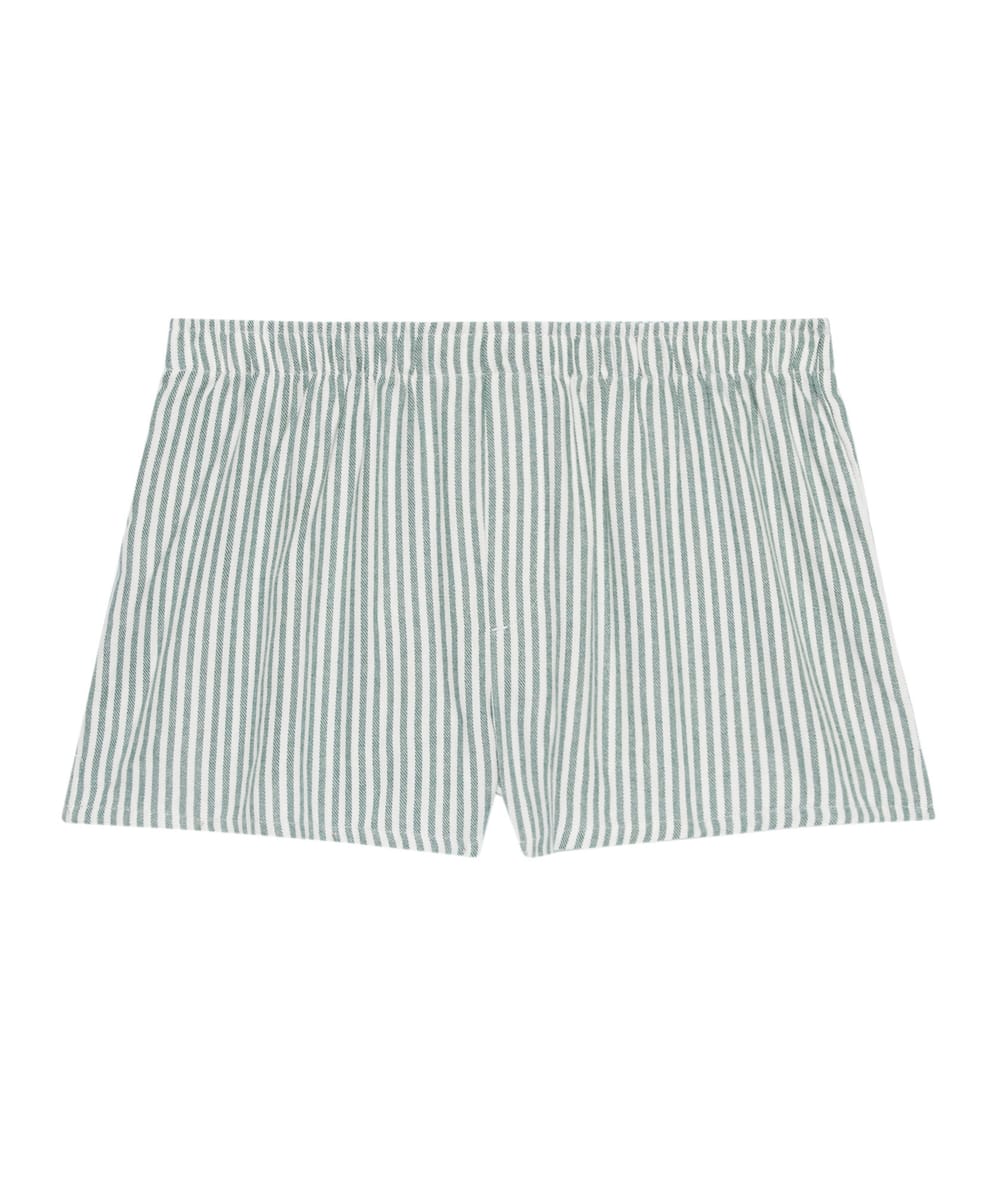 Striped jersey Shorts;