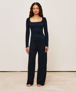 Top manches longues en jersey;