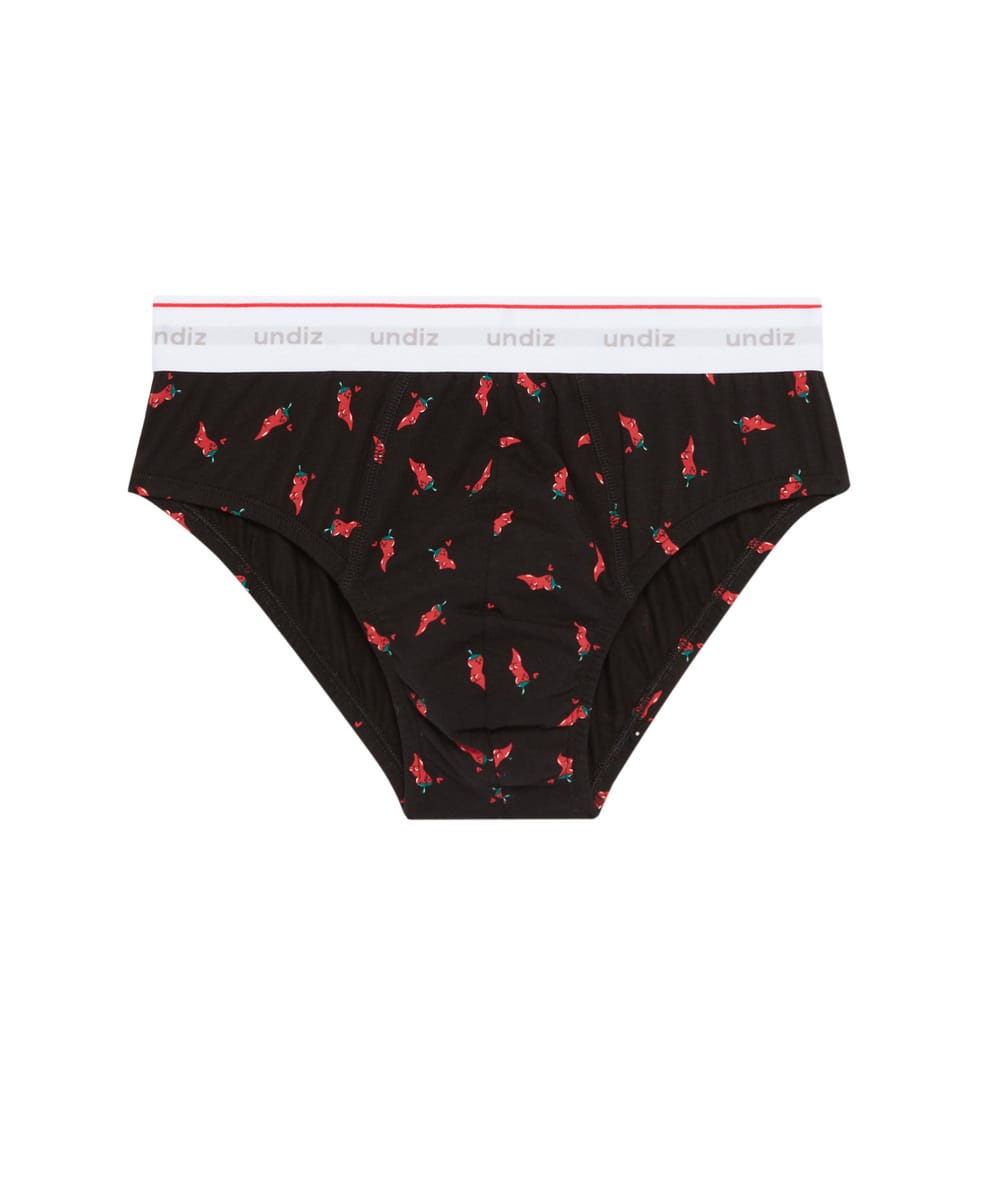 Calzoncillo slip estampado;