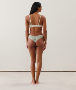 Lace push-up bra;