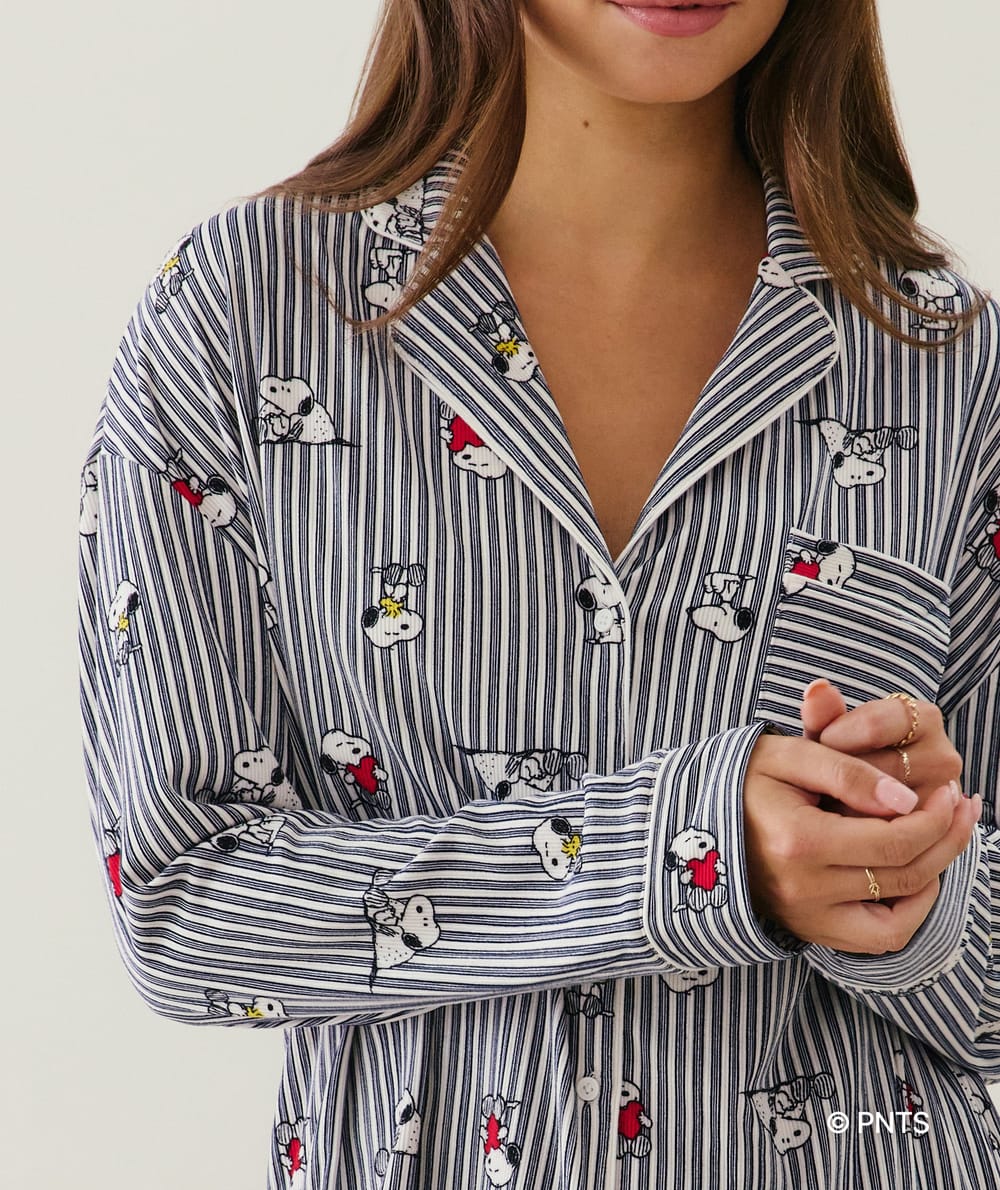 Chemise en jersey Snoopy;