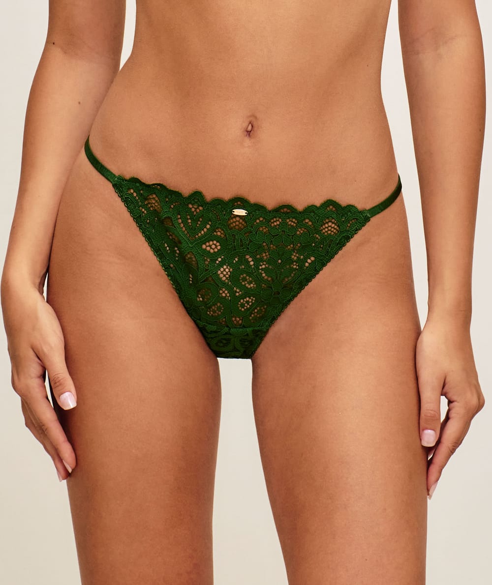 Culotte en dentelle florale;