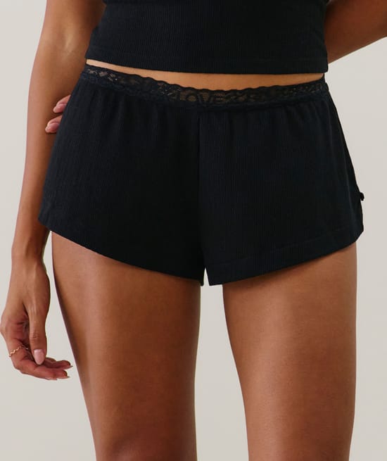 Pointelle Shorts;