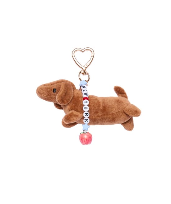 Dachshund keychain;