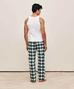 Plaid flannel pants;
