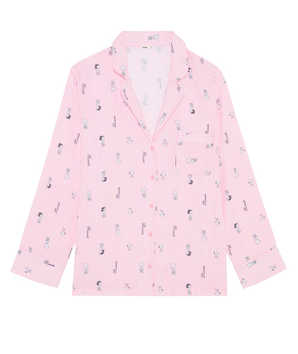 Camisa de franela Snoopy;