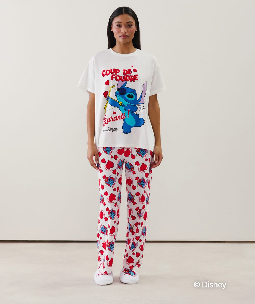 Pantalon en jersey Stitch -Coup de foudre -;
