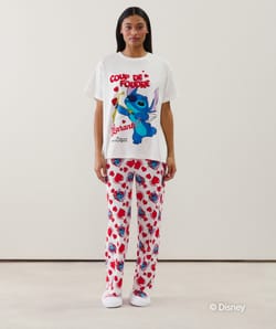 Pantalon en jersey Stitch -Coup de foudre -;