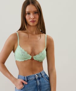 Soutien-gorge en dentelle;