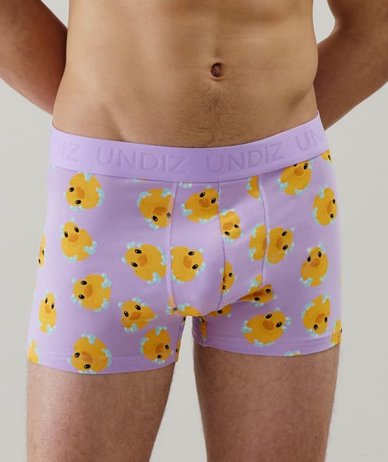 Cotton boxer shorts with pattern;