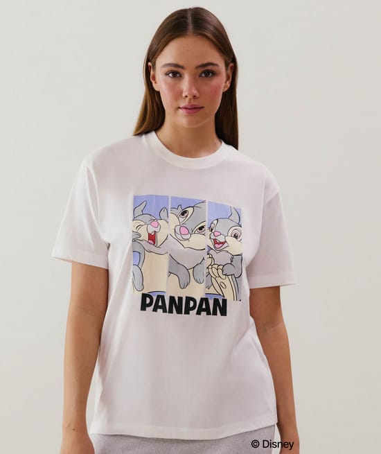 Top en jersey Panpan blanc;