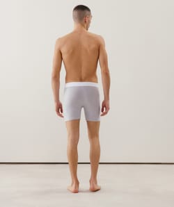 Long cotton boxer shorts;