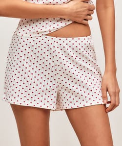 Pointelle shorts;
