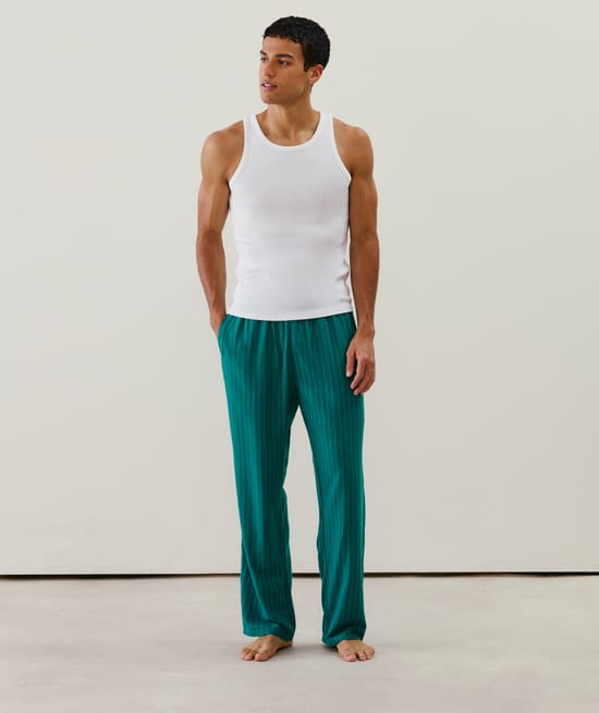 Pantalon à rayures;