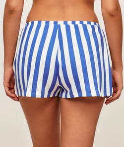 Ribbed jersey shorts;