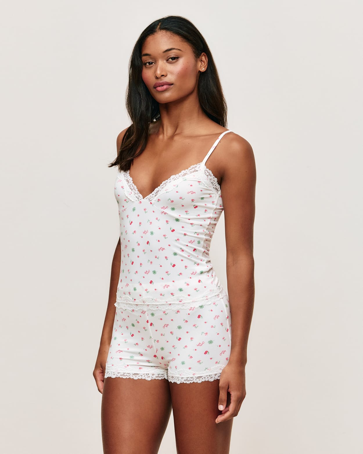 Short jersey à motifs;