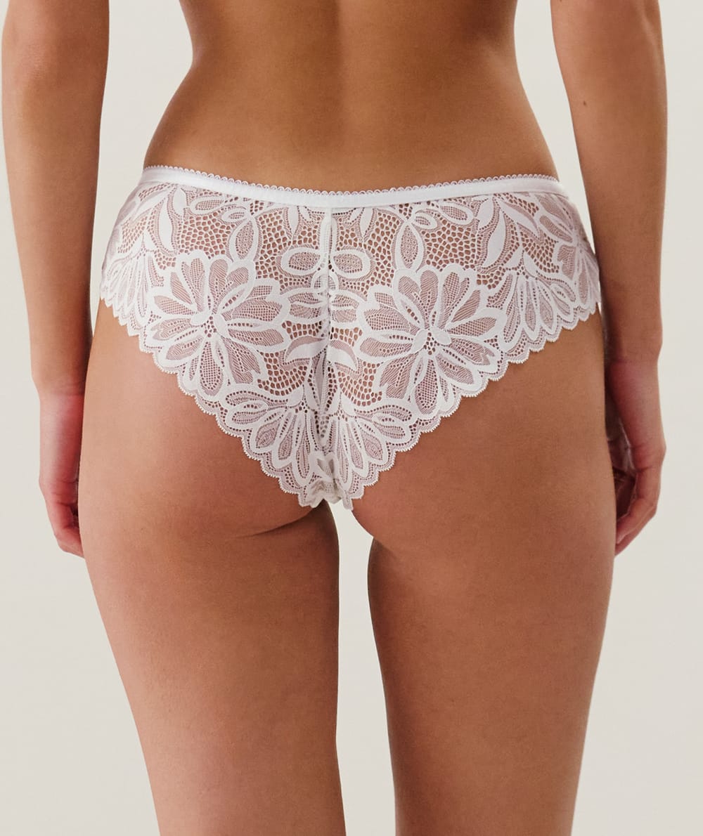 Lace cheeky;